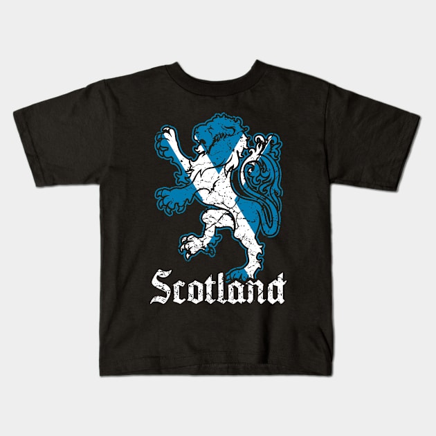 Scotland Coat of Arms Kids T-Shirt by Mila46